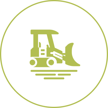 Construction vehicle silhouette design